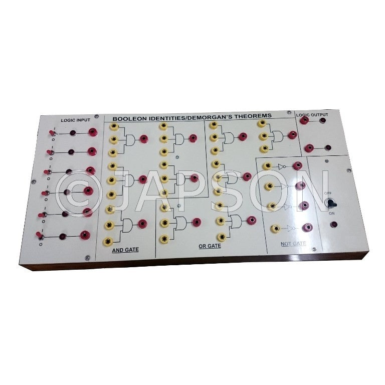 Boolean Identities/Demorgan's Theorems Apparatus Boolean Identities/Demorgan's Theorems Apparatus